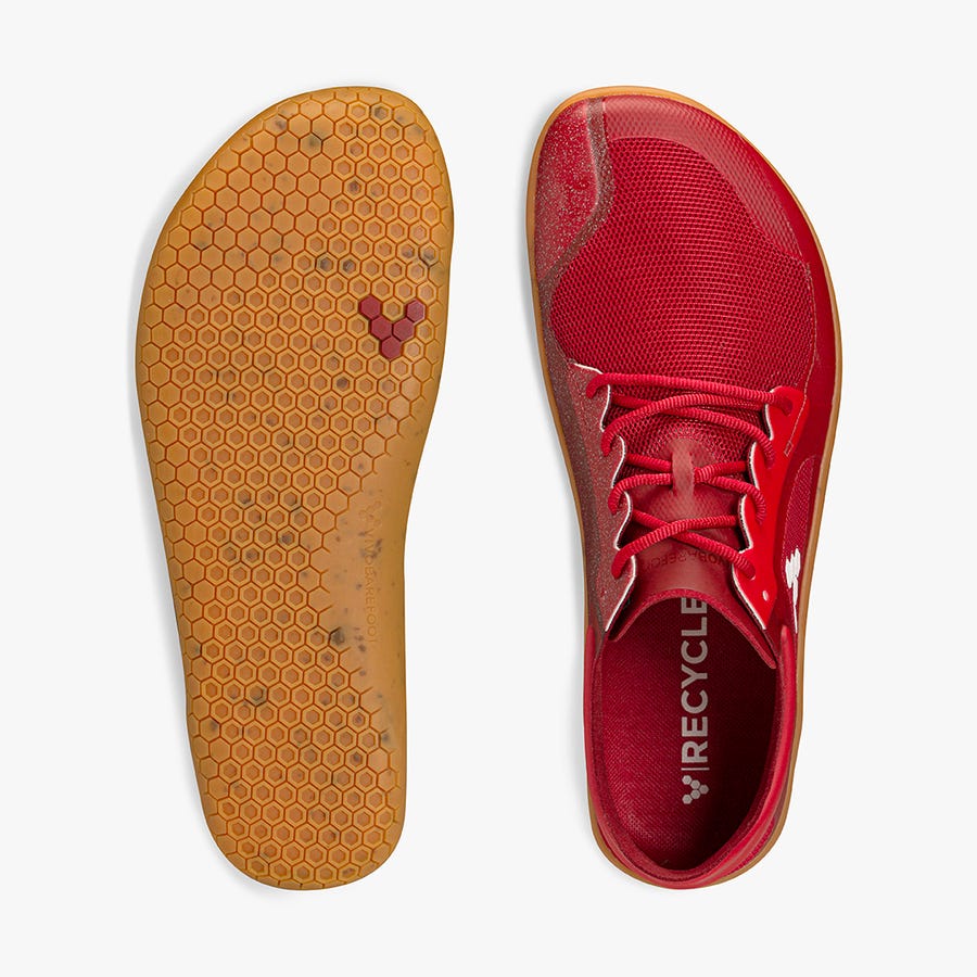 Vivobarefoot Primus Lite III Training schoenen Heren Rood | Nederland 0112ILHS